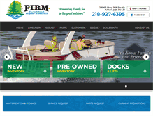 Tablet Screenshot of farmislandrepairandmarine.com